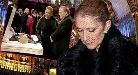 celine dion's husband funeral.